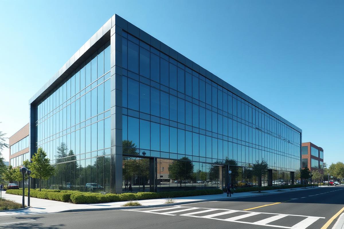 Modern commercial building